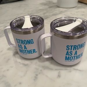Pair of “Strong As A Mother” - Burn Boot Camp Mugs NEW